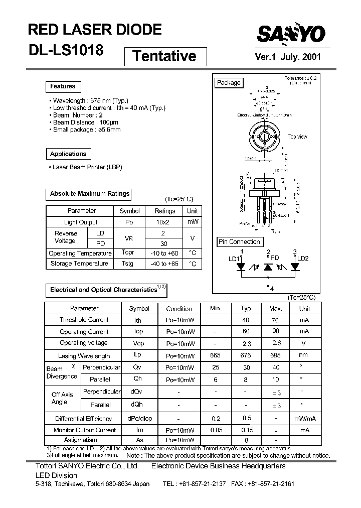 DL-LS1018_1232848.PDF Datasheet