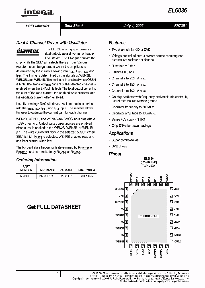 EL6836_1049525.PDF Datasheet