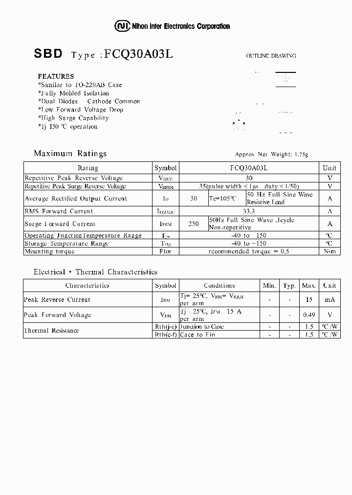 FCQ30A03L_1239110.PDF Datasheet