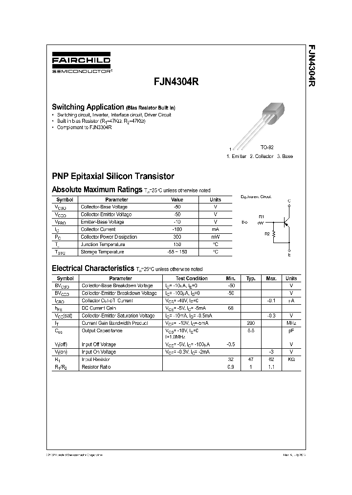 FJN4304R_1240313.PDF Datasheet