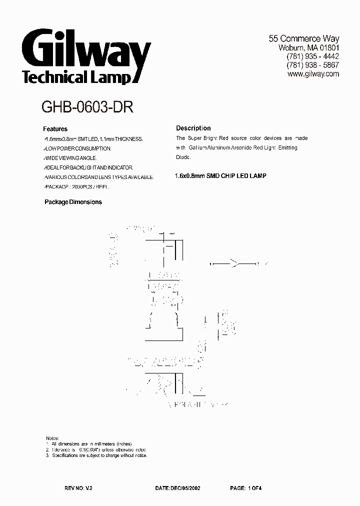 GHB-0603-DR_1244618.PDF Datasheet