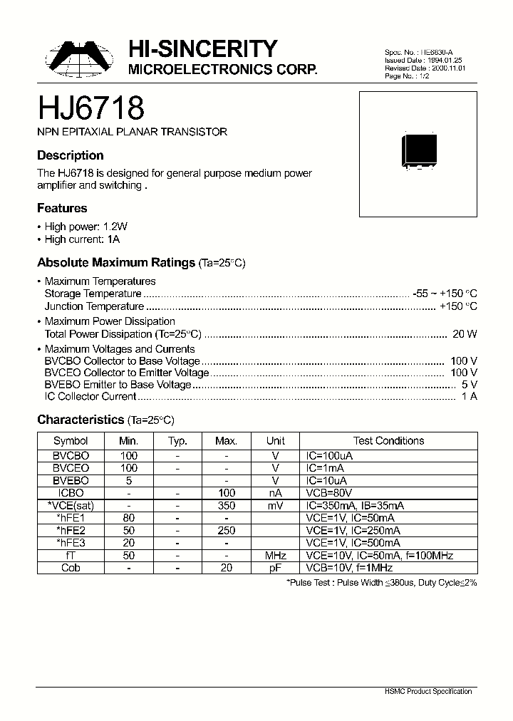 HJ6718_1250082.PDF Datasheet