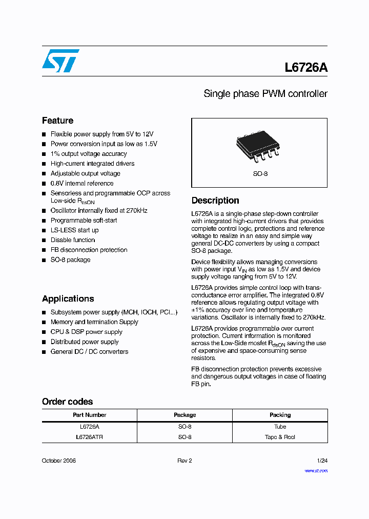 L6726ATR_1262383.PDF Datasheet