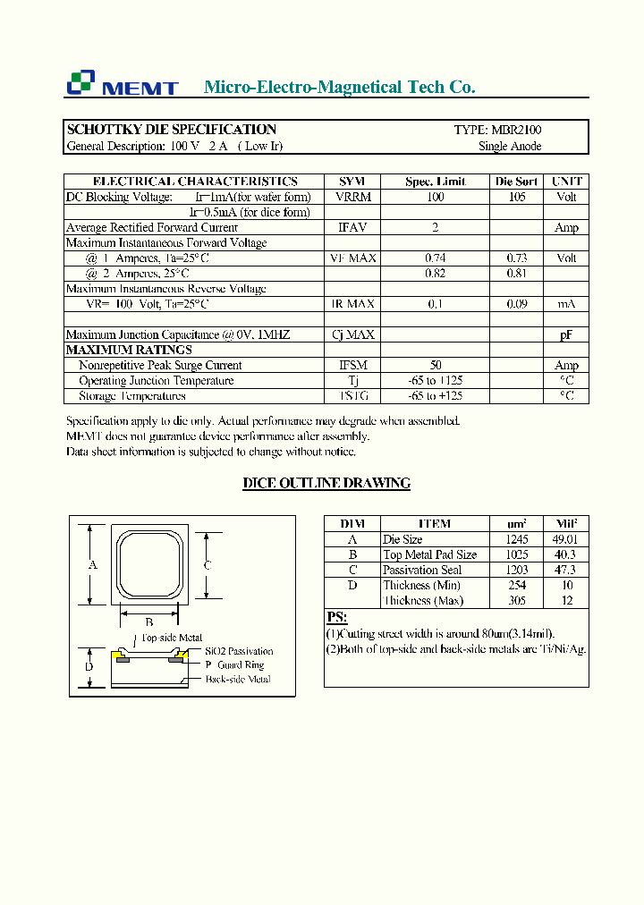 MBR2100_1275007.PDF Datasheet