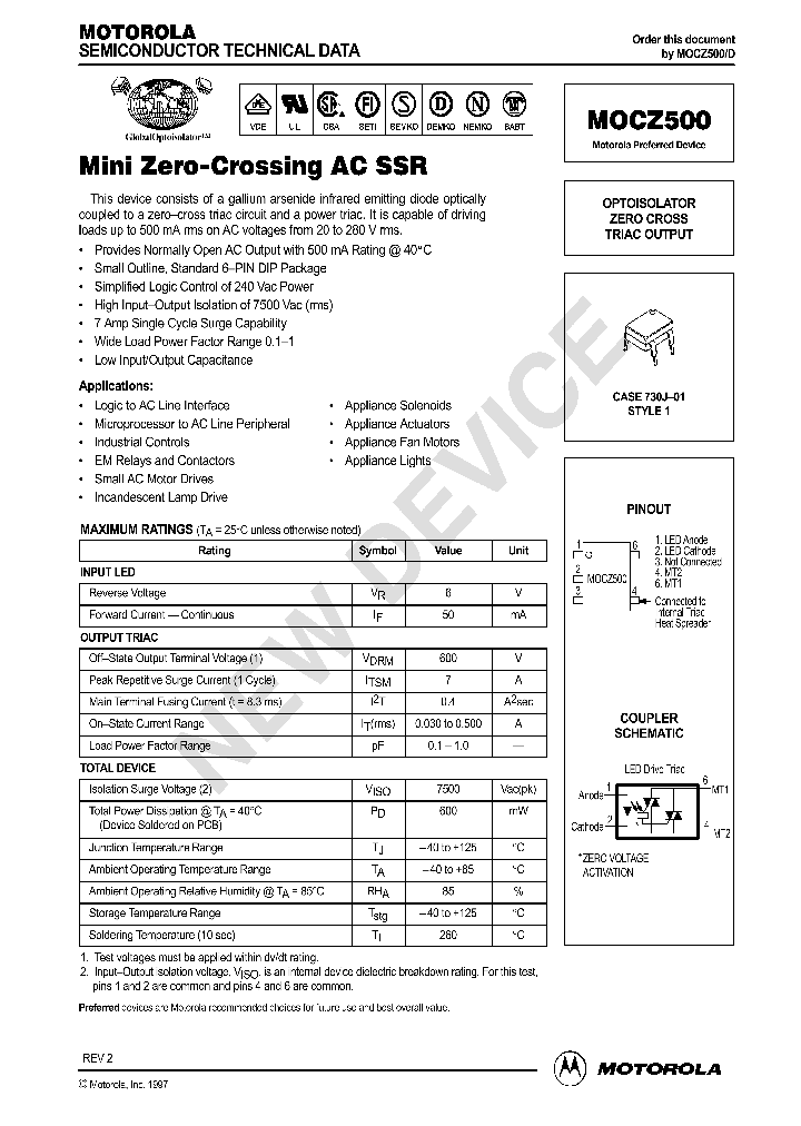 MOCZ500_1144462.PDF Datasheet