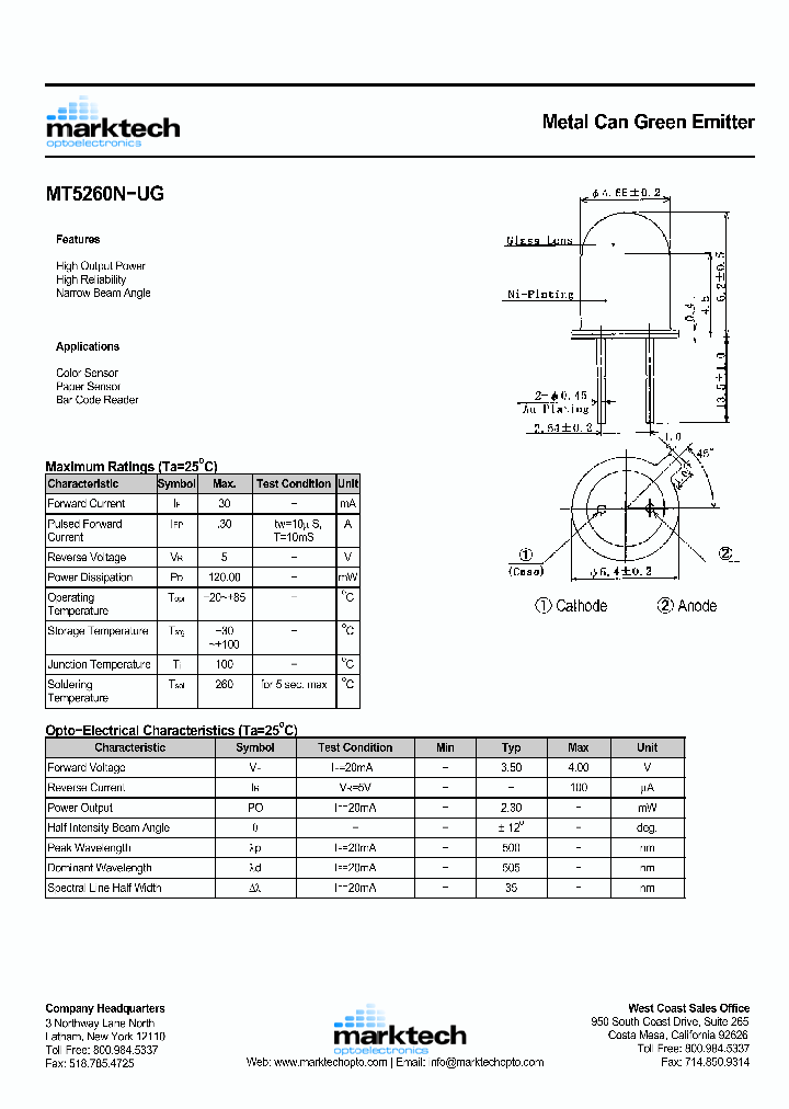 MT5260N-UG_1285182.PDF Datasheet