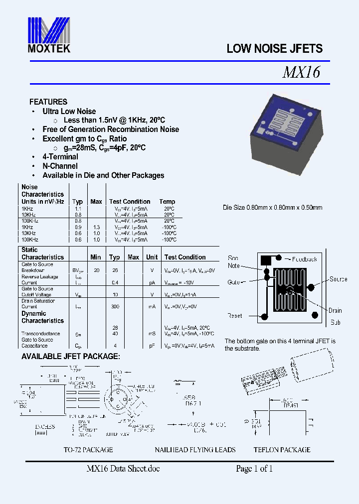 MX16_1072099.PDF Datasheet