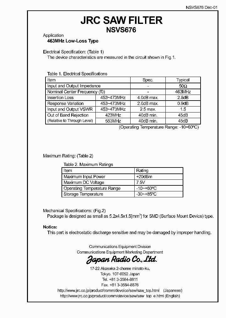 NSVS676_1289843.PDF Datasheet