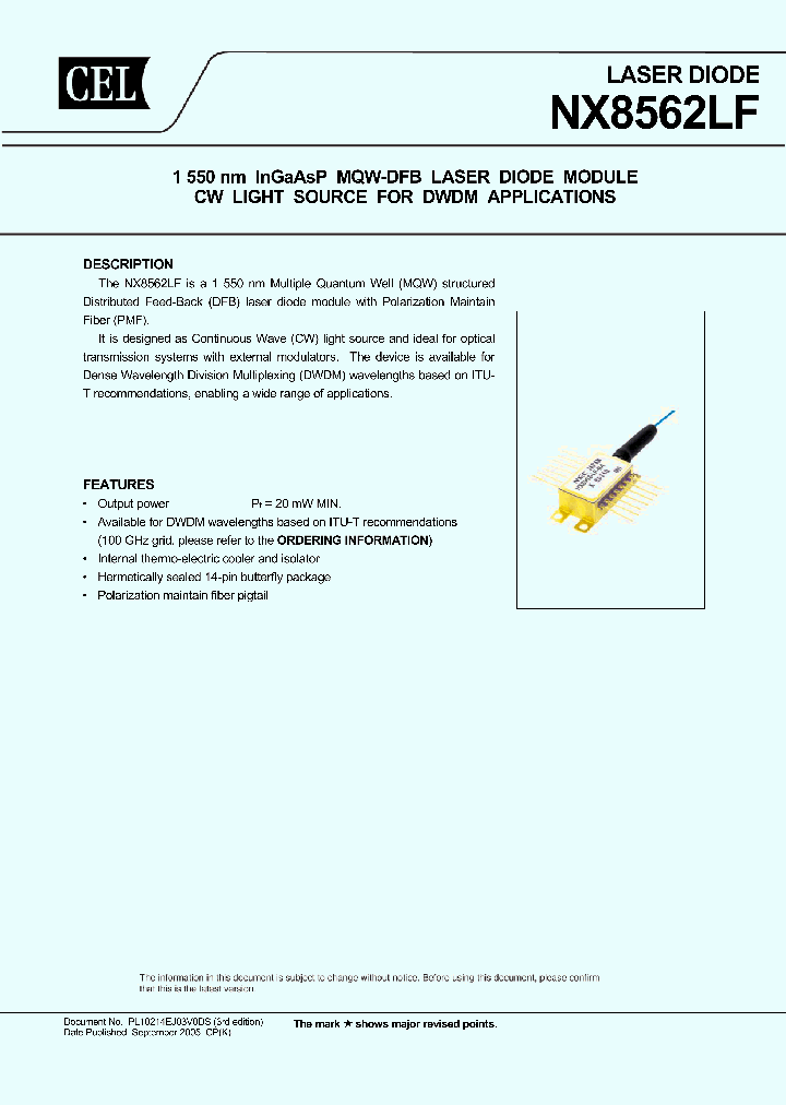 NX8562LF_1291714.PDF Datasheet