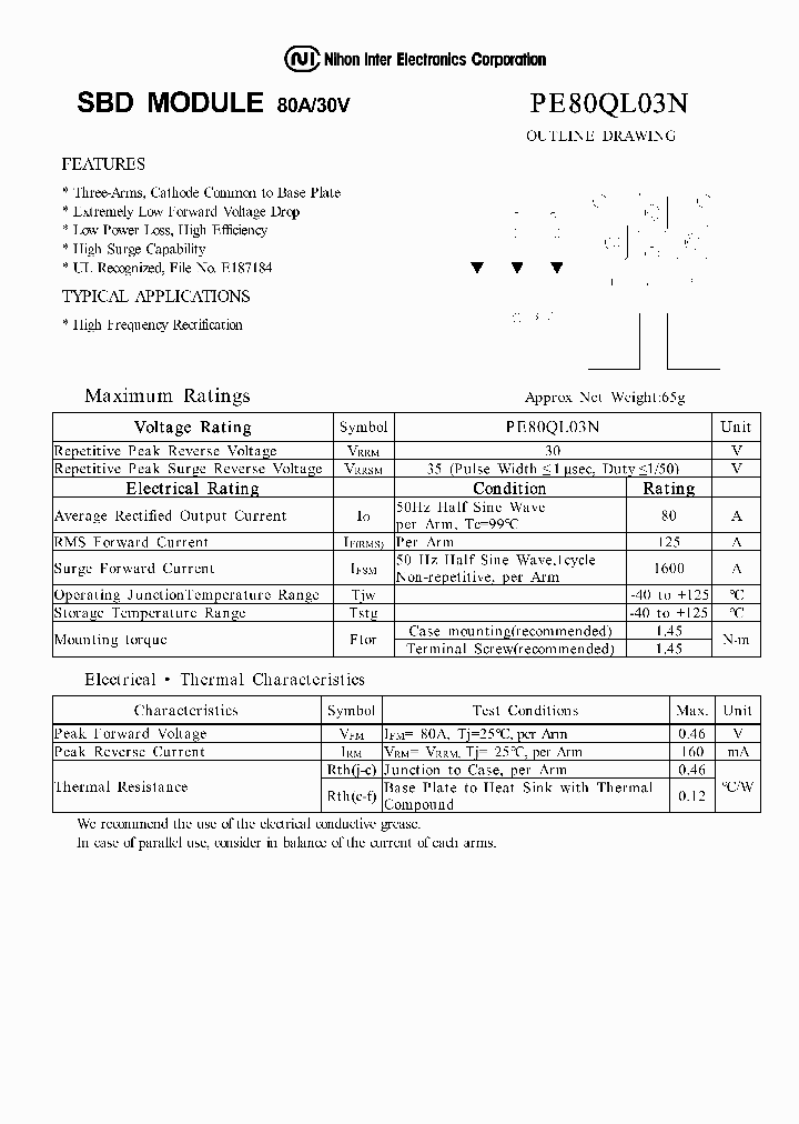 PE80QL03N_1295016.PDF Datasheet