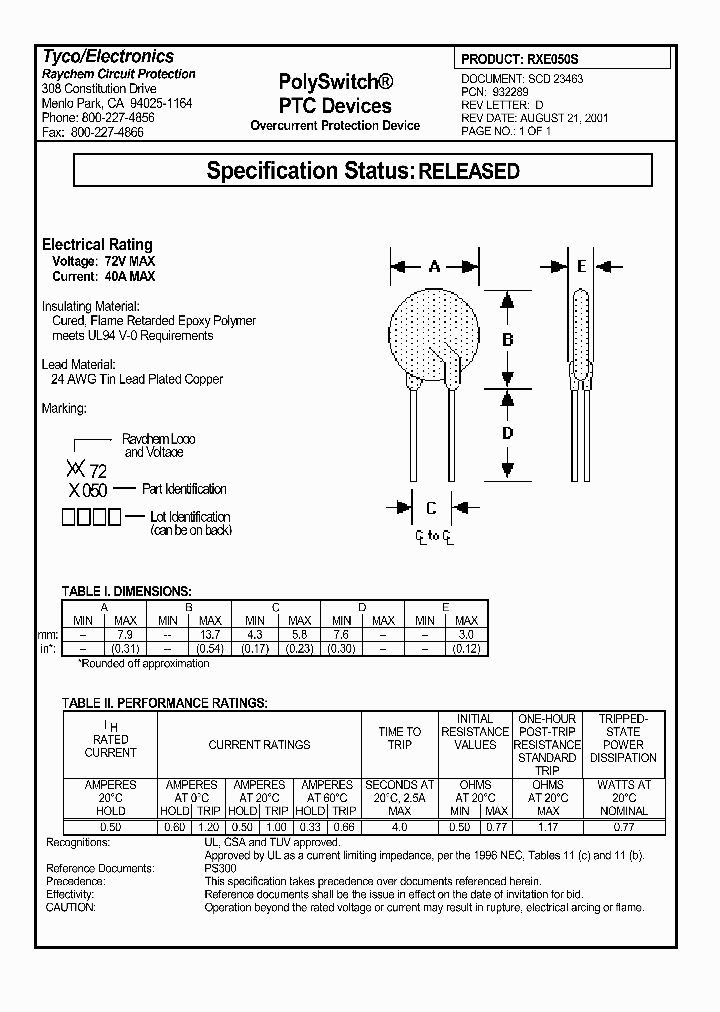 RXE050S_1303125.PDF Datasheet