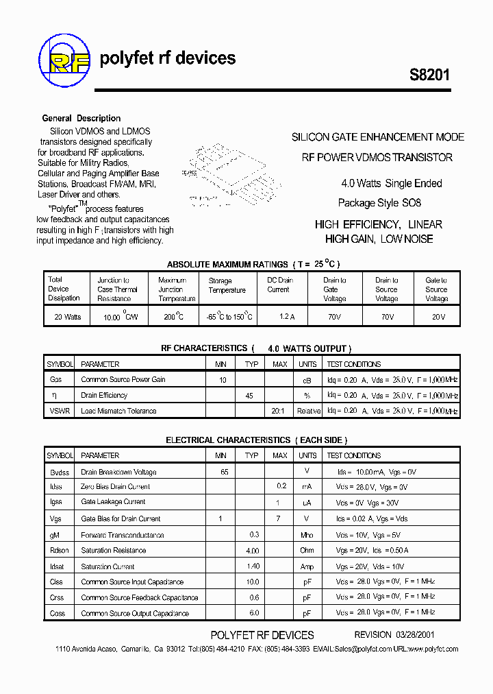 S8201_1304242.PDF Datasheet