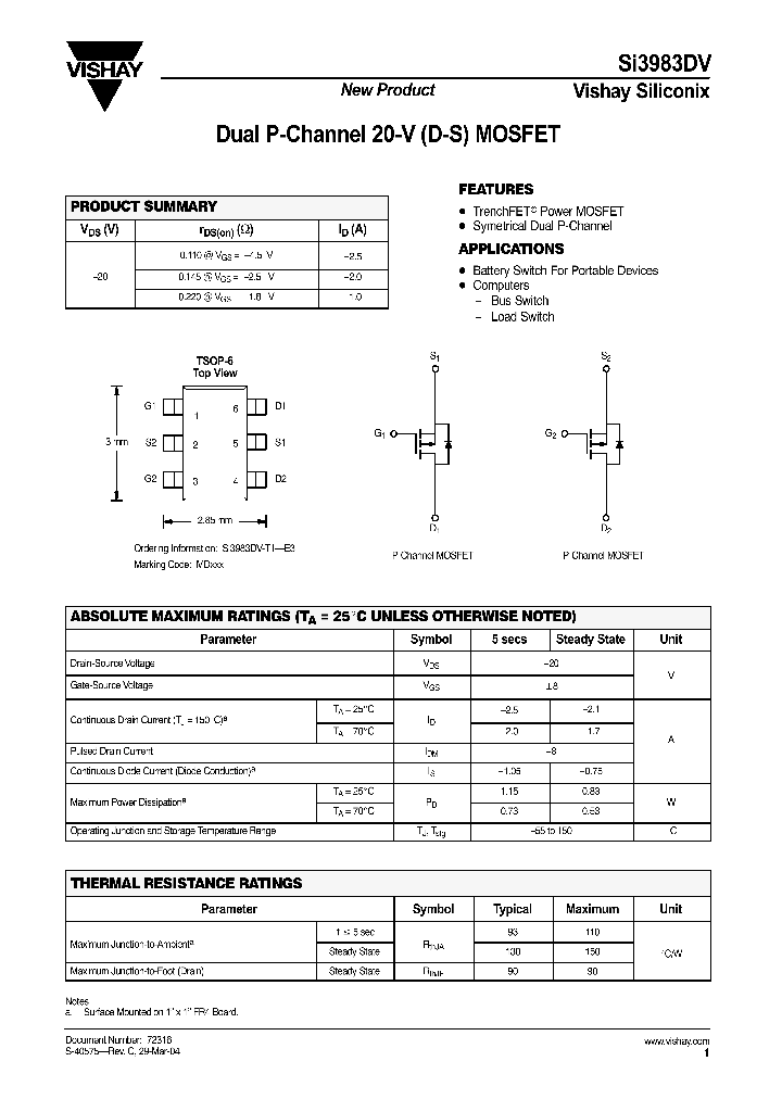 SI3983DV-T1-E3_1308756.PDF Datasheet