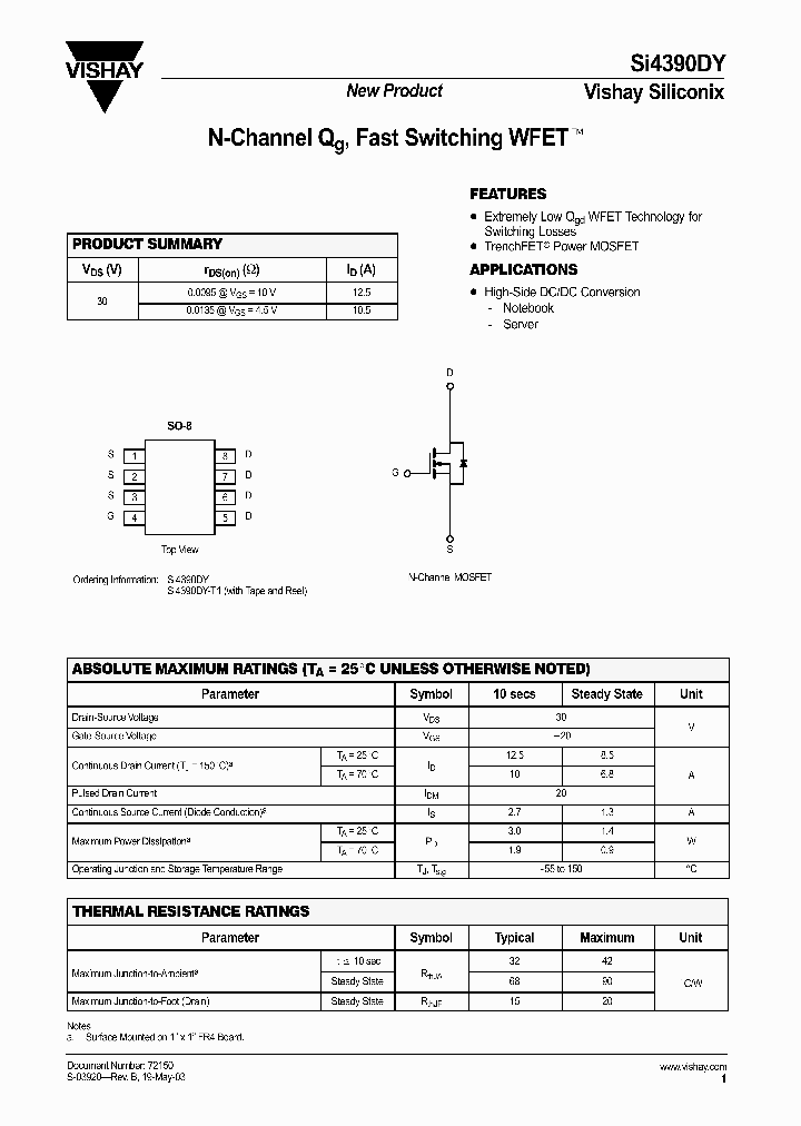 SI4390DY-T1_1308771.PDF Datasheet