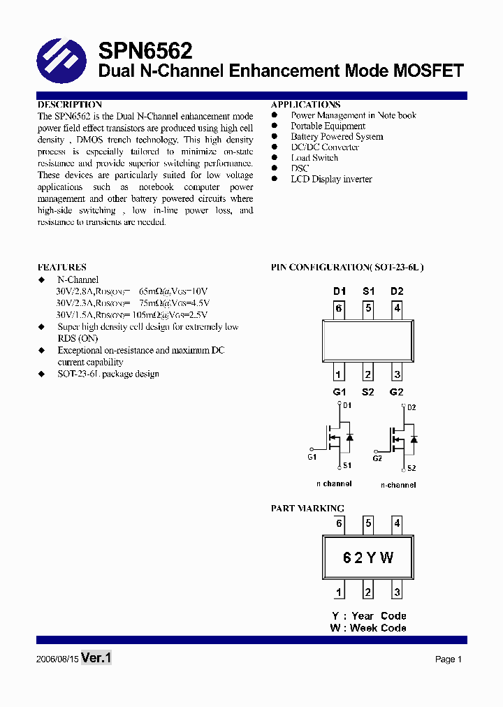 SPN6562S26RG_1315517.PDF Datasheet