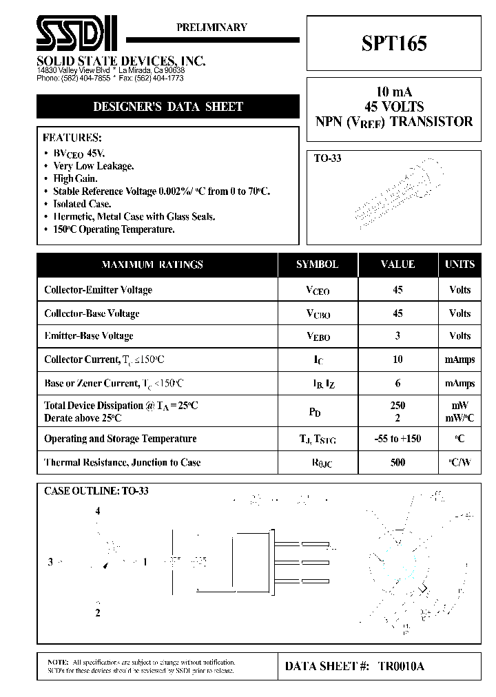 SPT165_1315655.PDF Datasheet