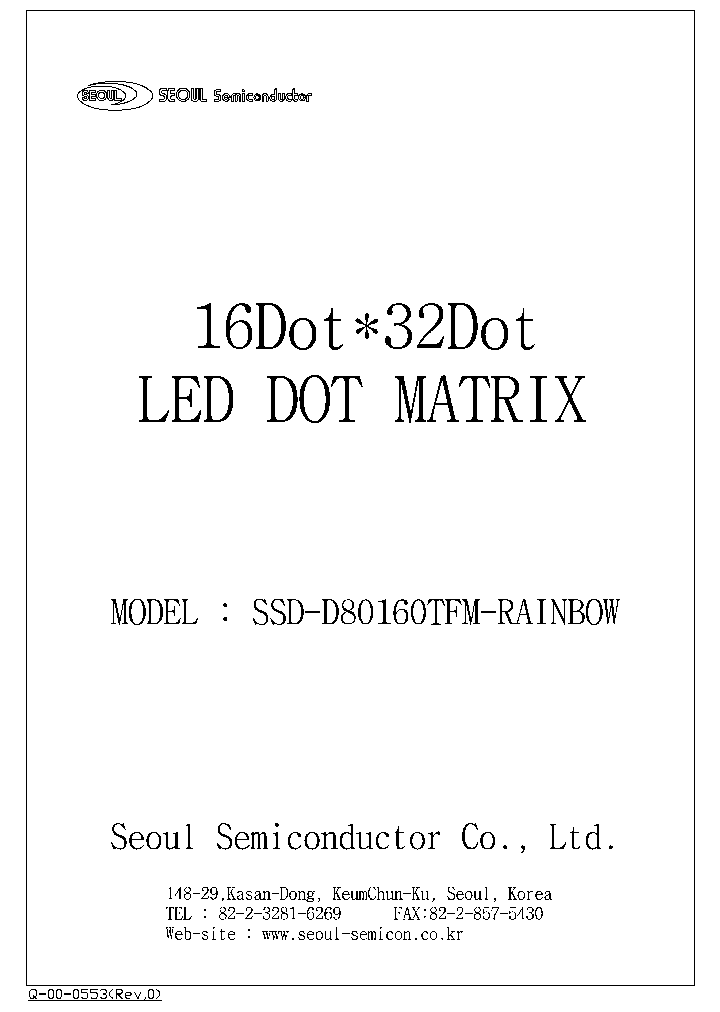 SSD-D80160TFM-RAINBOW_1316683.PDF Datasheet