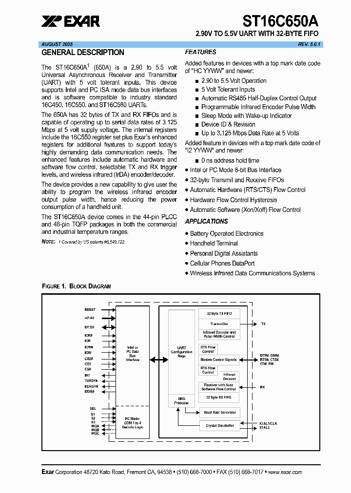 ST16C650A0508_1317255.PDF Datasheet