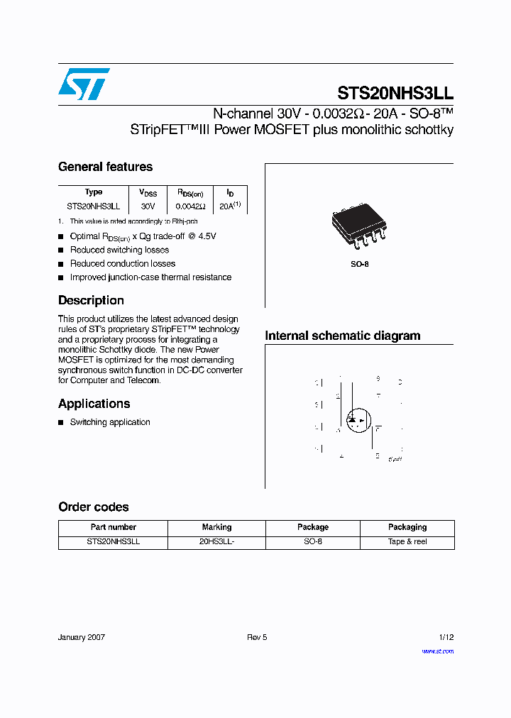 STS20NHS3LL07_1107430.PDF Datasheet