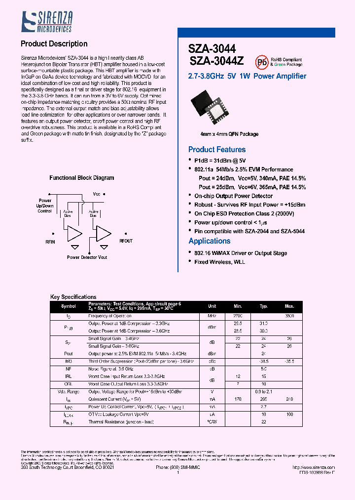 SZA-3044_1114266.PDF Datasheet