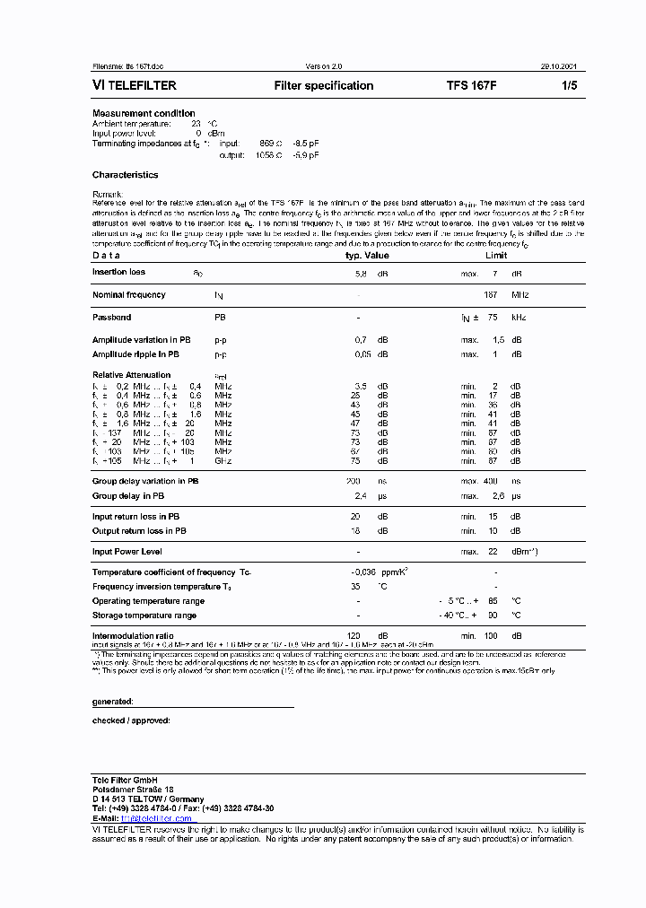 TFS167F_1324437.PDF Datasheet