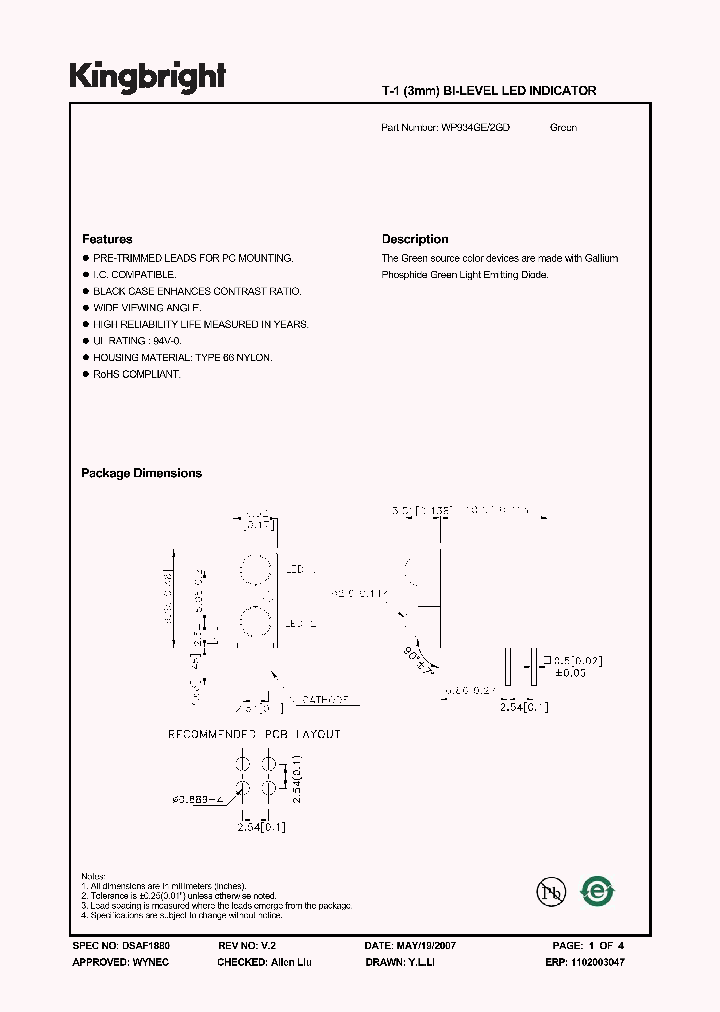 WP934GE2GD_1336775.PDF Datasheet