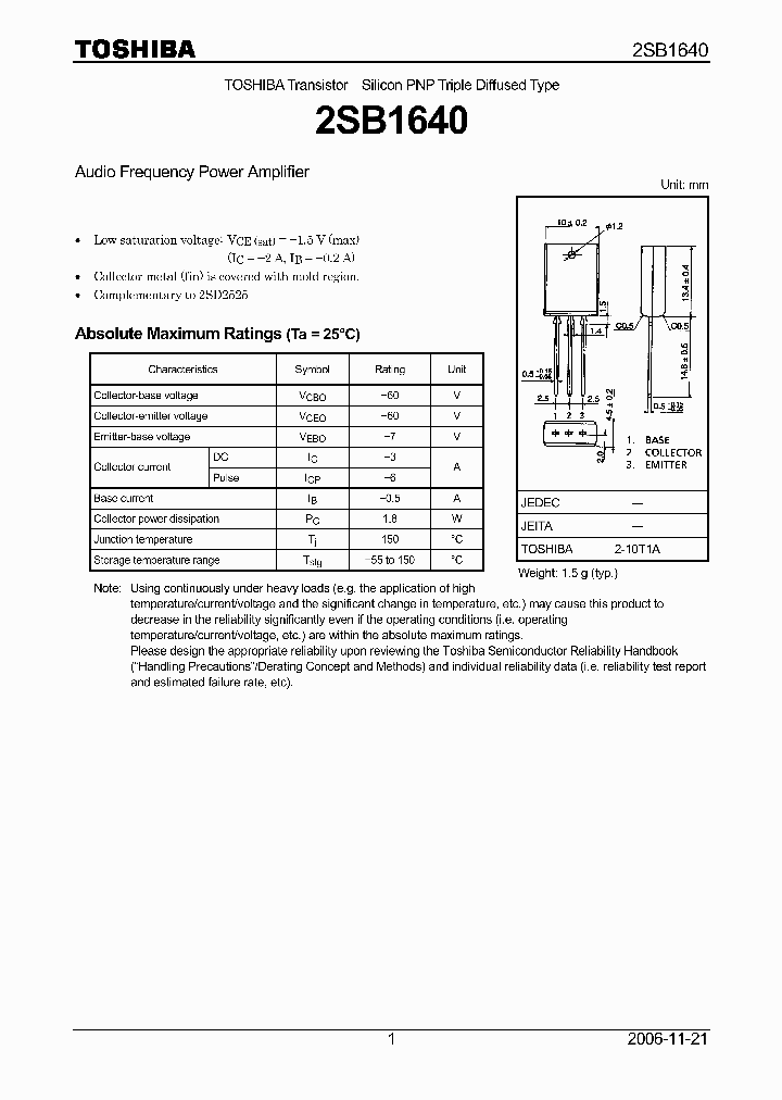 2SB164006_4126164.PDF Datasheet