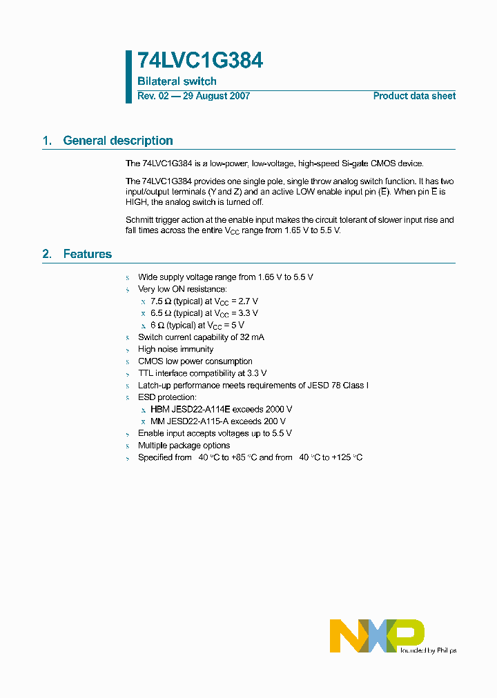 74LVC1G384GF_4128012.PDF Datasheet