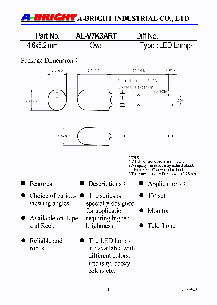 AL-V7K3ART_4143389.PDF Datasheet