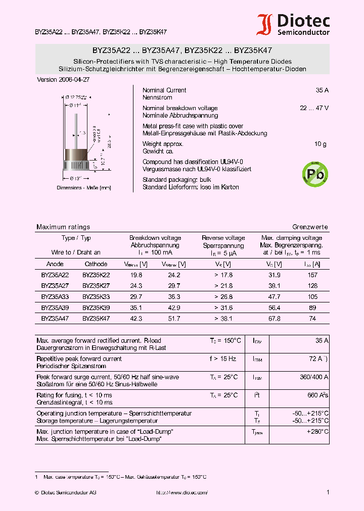 BYZ35A22_4103502.PDF Datasheet