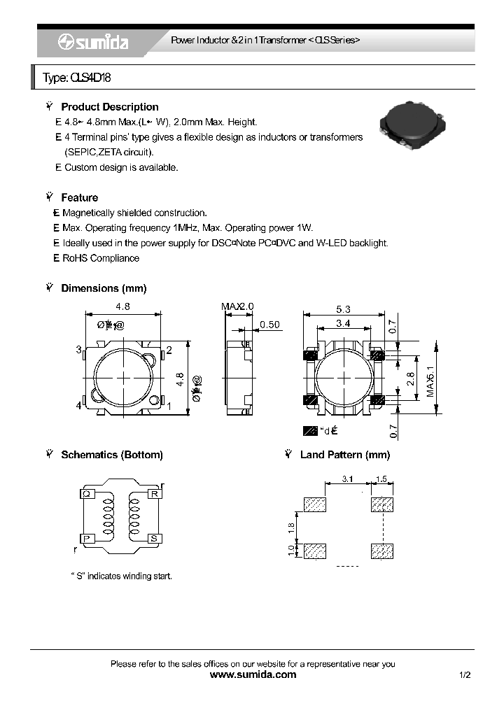 CLS4D18NP-2R2N_4137370.PDF Datasheet