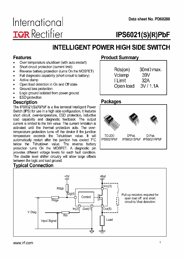 IPS6021PBF_4131131.PDF Datasheet