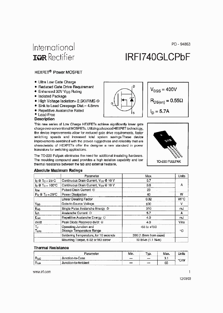 IRFI740GLCPBF_4129394.PDF Datasheet