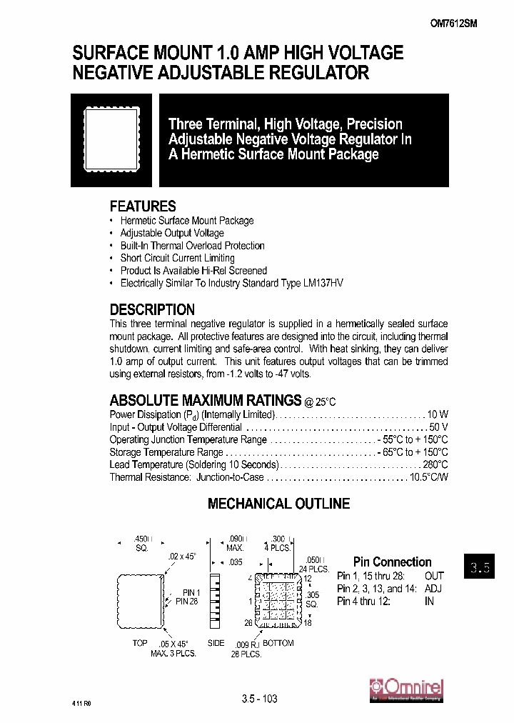 OM7612SM_4125958.PDF Datasheet