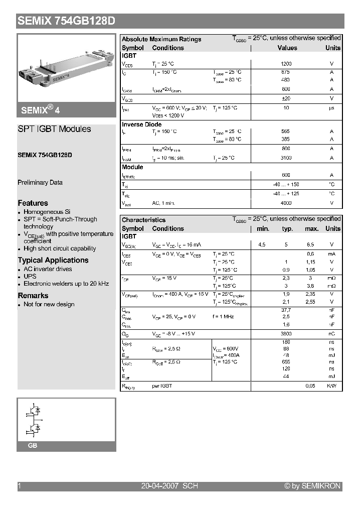 SEMIX754GB128D07_4161404.PDF Datasheet