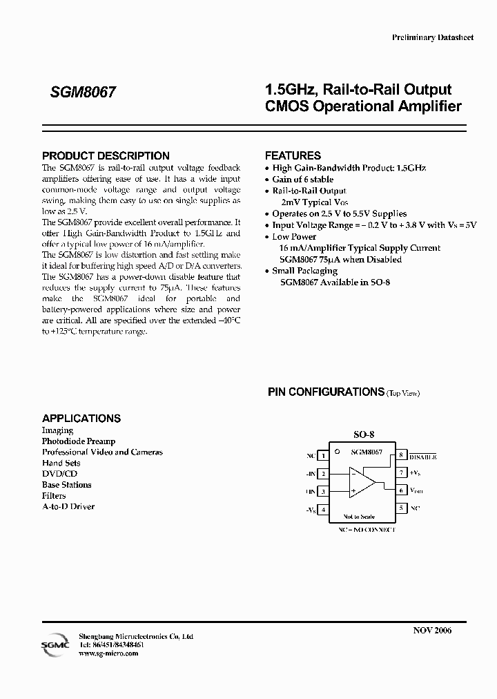 SGM8067XS_4142076.PDF Datasheet