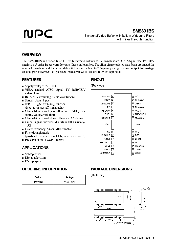 SM5301BS_4127523.PDF Datasheet