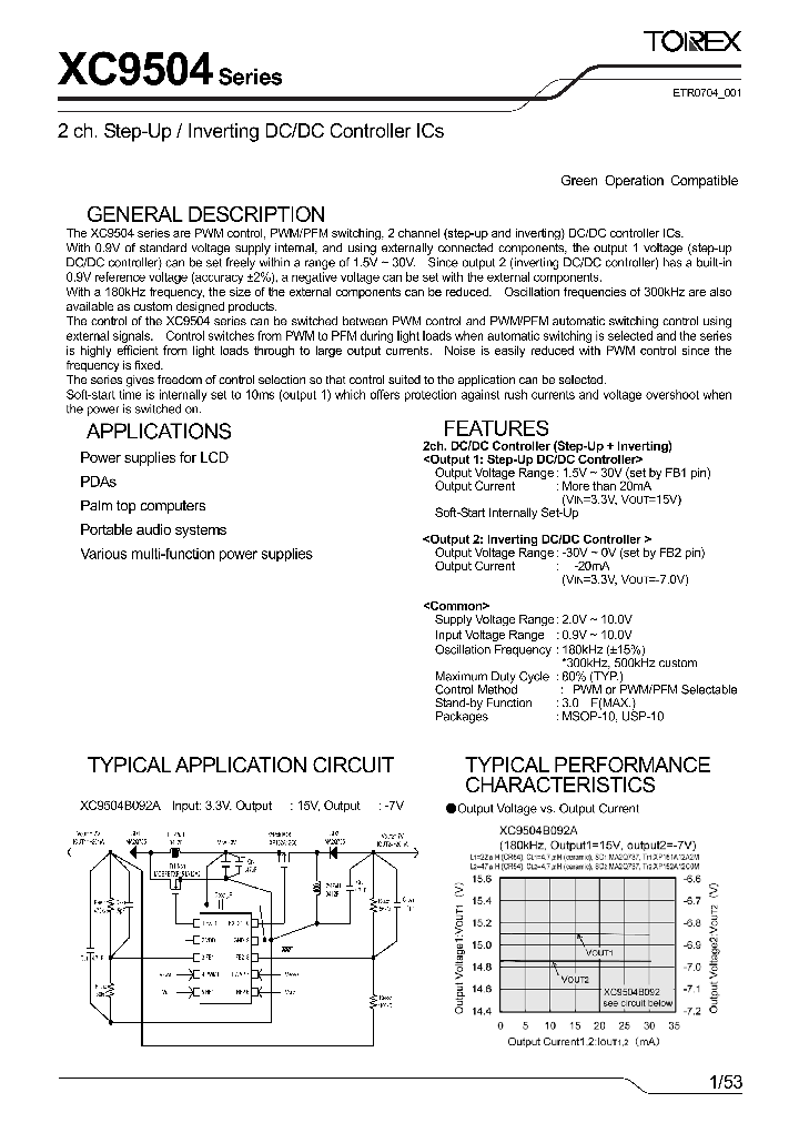 XC9504B093CAL_4129705.PDF Datasheet