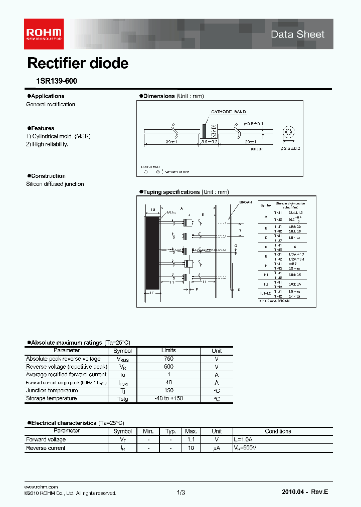 1SR139-6001004_4595445.PDF Datasheet