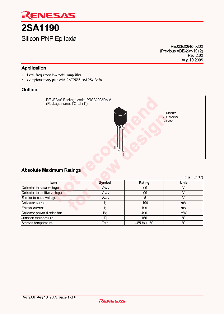 2SA1190_4561768.PDF Datasheet