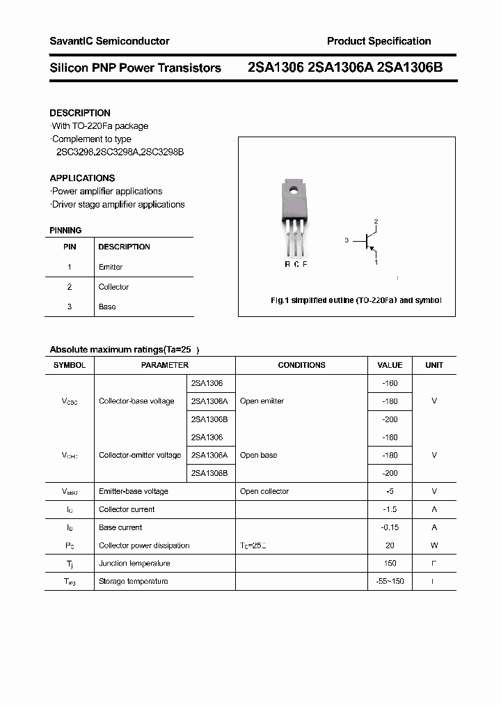 2SA1306_4414158.PDF Datasheet