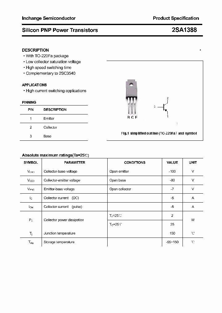 2SA1388_4319758.PDF Datasheet