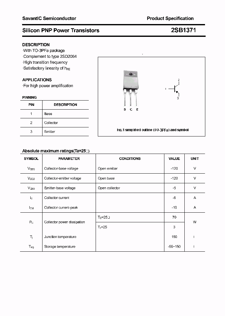 2SB1371_4418933.PDF Datasheet