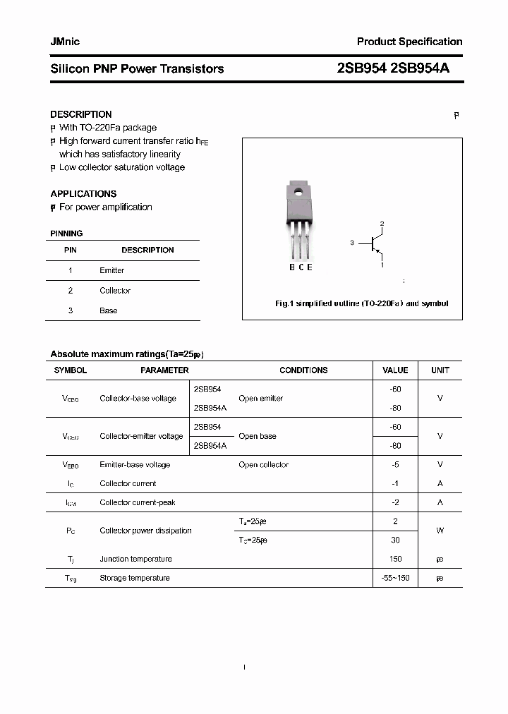 2SB954_4452952.PDF Datasheet