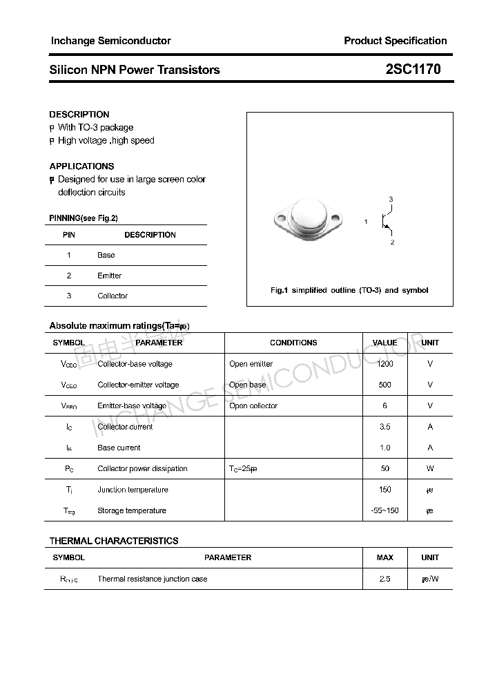 2SC1170_4294568.PDF Datasheet