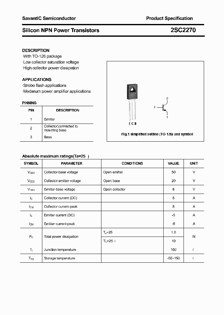 2SC2270_4372615.PDF Datasheet