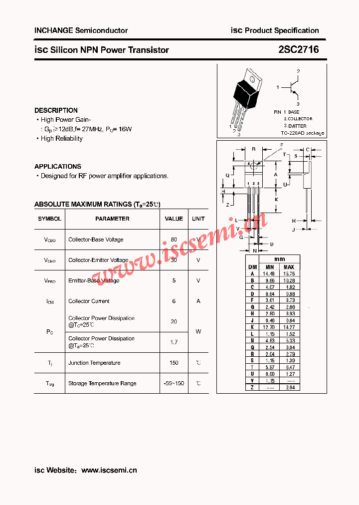 2SC2716_4418130.PDF Datasheet