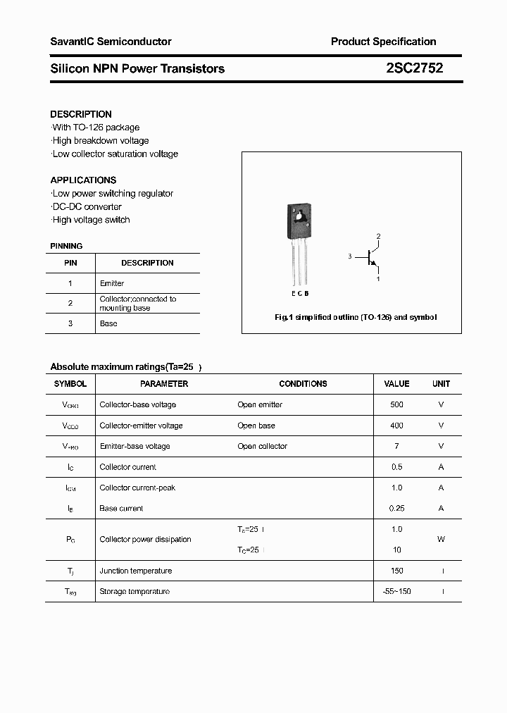 2SC2752_4400865.PDF Datasheet