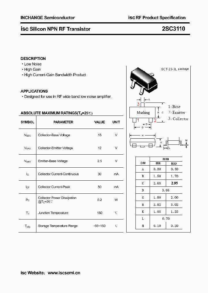 2SC3110_4336525.PDF Datasheet