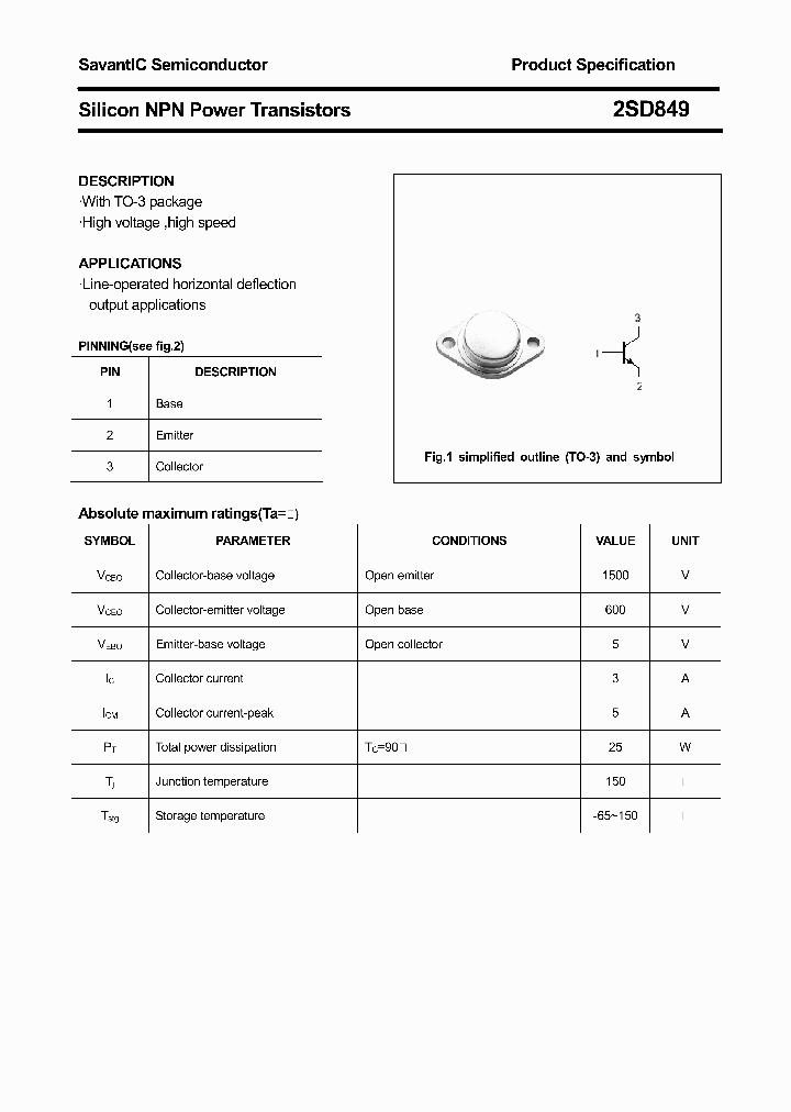 2SD849_4392180.PDF Datasheet